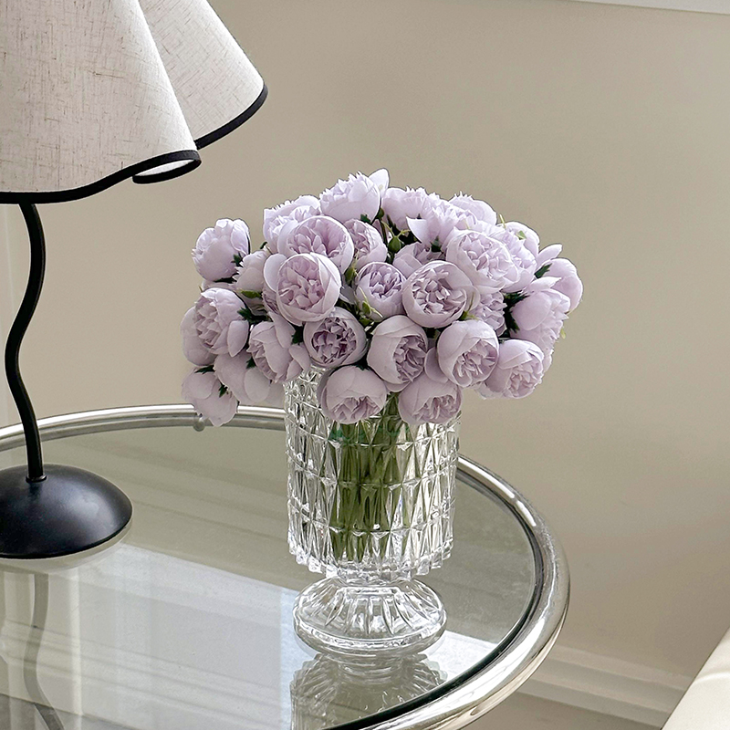 客厅桌面玫瑰花ins仿真花