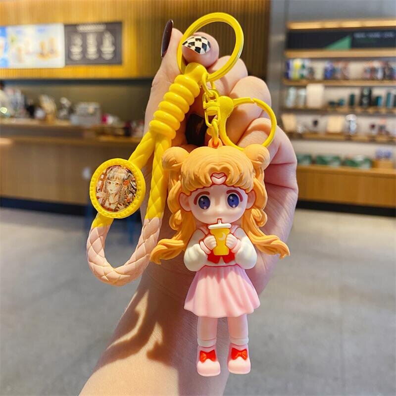 卡通可爱美少女战士钥匙扣挂饰