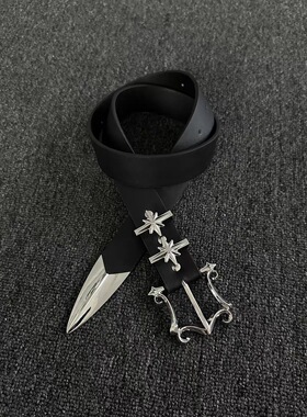 Vanan哥特风「星芒劍」暗黑先锋朋克腰带中古vintage小众穿搭腰带