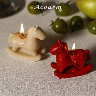 走马观香马年小马造型原创设计香薰蜡烛送礼新年礼物女生礼品