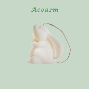 中秋节香薰蜡烛兔子家居玄关装饰摆件氛围感香氛送女朋友生日礼物