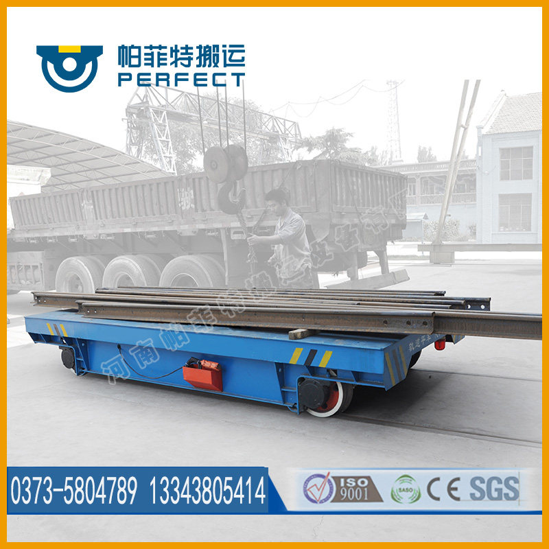 新品材电动平板车搬运车铜筋钢板运轨f电动轨道平车输道地面两用