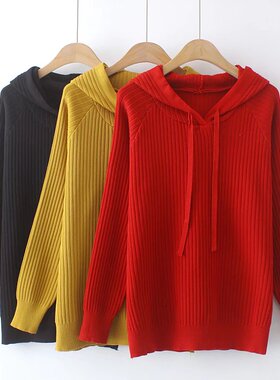fat ladies sweaters plus size knit pullover hoodies sweater
