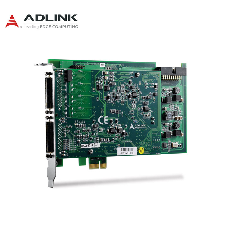 凌华科技ADLINK多功能数据采集卡DAQe-2213+DIN-24P-01端子板套装