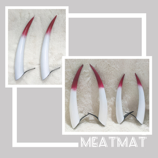 【现货】MeatMat 碧蓝航线 能代 貅 女仆cos犄角头饰万圣道具定制