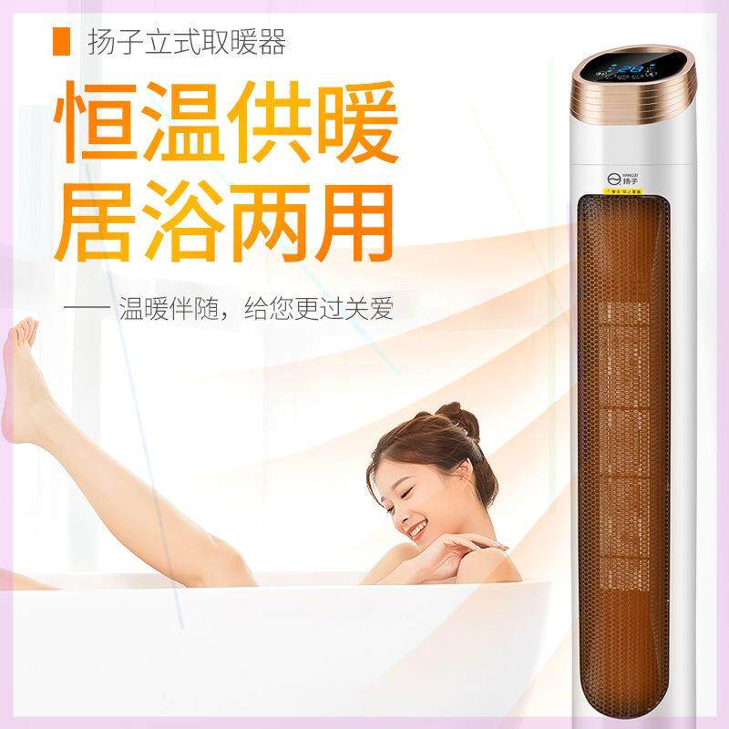 扬子暖风机冷暖两用家用立式取暖器大面积卧室速热省电暖器小空调