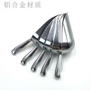 酒店用品加厚铝合金冰铲家用茶叶米铲多规格多功能面粉杂粮铲