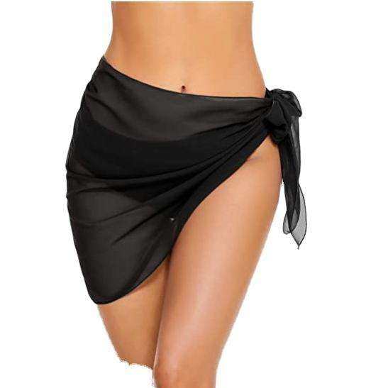 欧美夏季女式短纱笼沙滩裹身泳衣沙滩罩裙多种穿法比基尼沙滩装