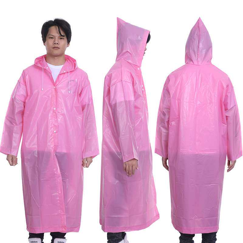 非一次性加厚peva雨衣雨披成人连体户外登山防汛漂流束口雨衣