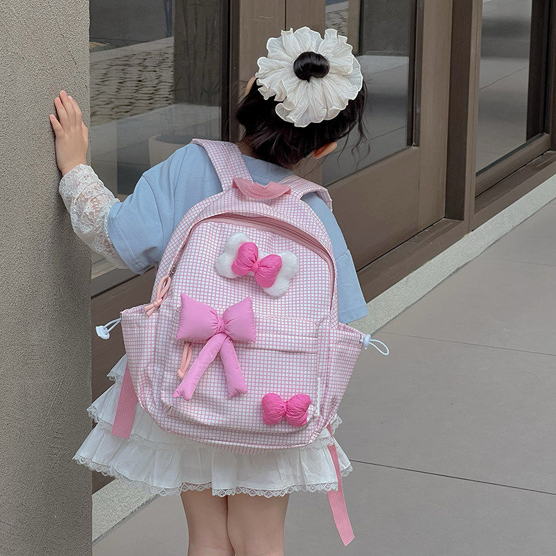 幼儿园儿童书包2025新款可爱女童双肩包小女孩大容量轻便研学背包