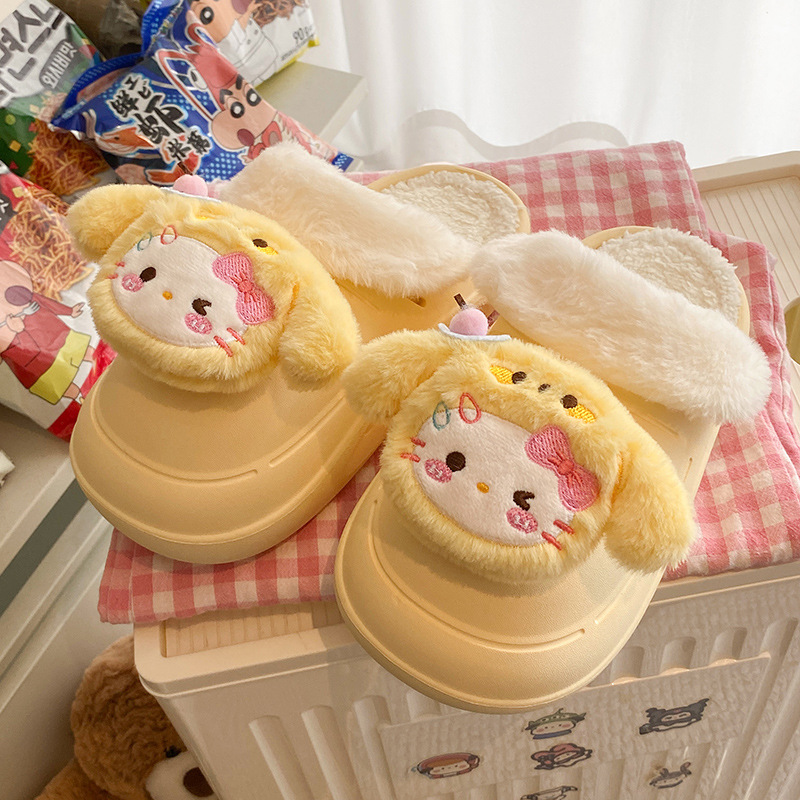 秋冬季新款外穿高档舒适休闲耐穿包头棉拖鞋2025可拆卸保暖休闲款