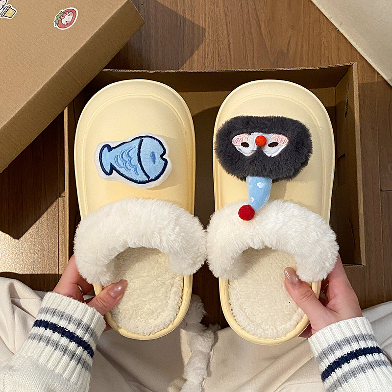 2025可爱卡通帽子包头拖鞋