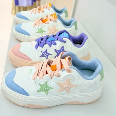 舒芙蕾安踏儿童女童板鞋2025秋冬款舒适防滑耐磨中大童休闲板鞋