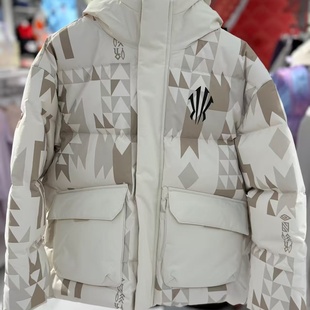 欧文系列安踏儿童男童羽绒服2025年冬款上新舒适保暖三防羽绒外套