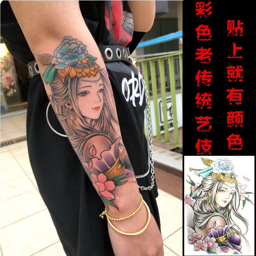 纹身贴男女款防水持久花