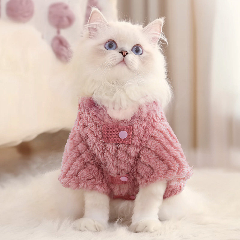 猫咪衣服冬装加绒加厚棉袄宠物保暖布偶德文英短银渐层小猫服装,宠物/宠物食品及用品,猫宠物服装/雨衣（新）,淘宝优惠券,粉丝福利购,淘宝优惠卷