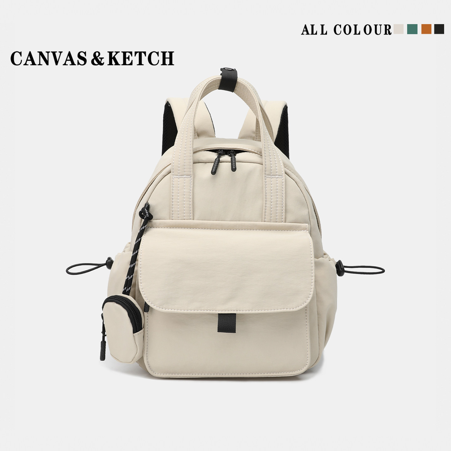 轻便乖巧小双肩包包小众设计款小手提双肩背包百搭防水时尚潮书包