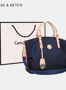 Canvas&Ketch托特包包女士2025新款休闲大容量上课通勤包单肩包轻
