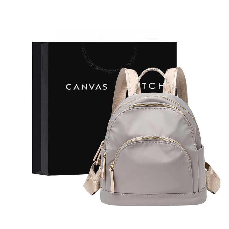 CANVAS&KETCH双肩包女2025新款旅行牛津布小背包女士百搭帆布书包