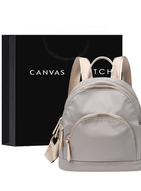 CANVAS&KETCH双肩包女2025新款旅行牛津布小背包女士百搭帆布书包