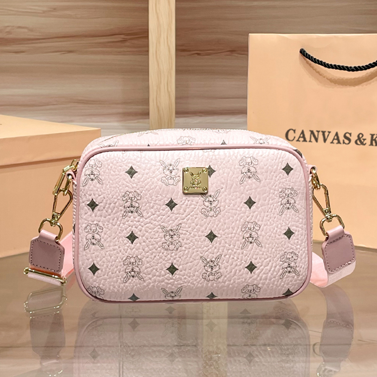 可爱小方包斜挎包相机包