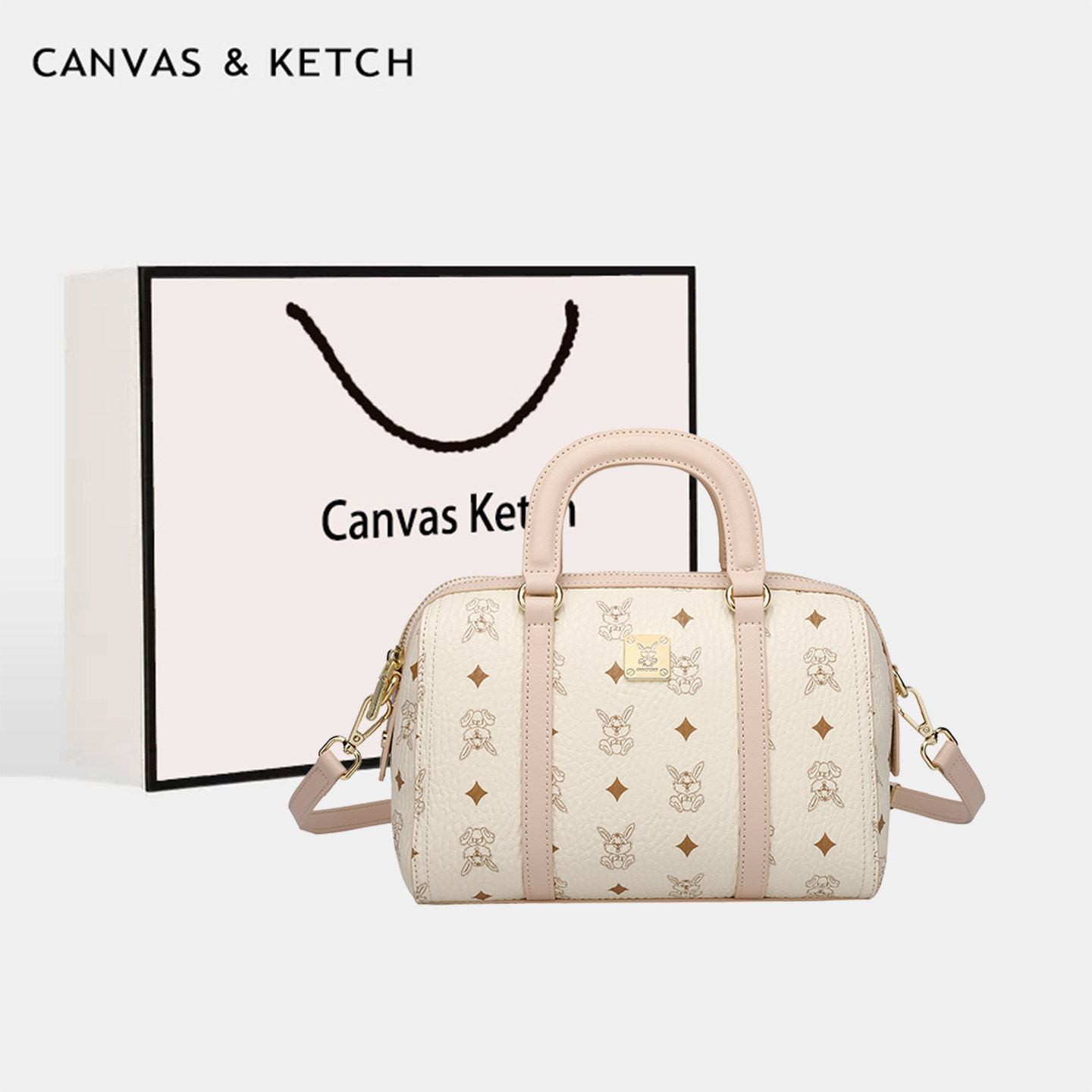 CANVAS&KETCH波士顿包包2026新款夏季手提包单肩斜挎包枕头包小包