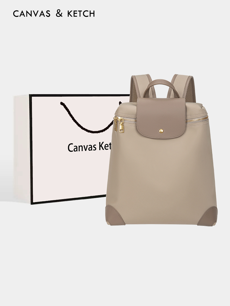 CANVAS&KETCH双肩包女2025新款时尚背包电脑包男士通勤旅行包书包