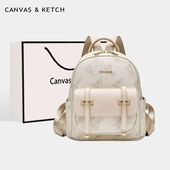 CANVAS&KETCH大容量双肩包通勤旅行背包女士户外旅游包包轻便书包