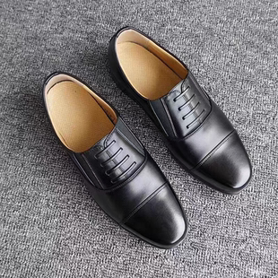 大虎正品三接头皮鞋男商务正装真皮休闲皮鞋春秋男士皮鞋制式皮鞋
