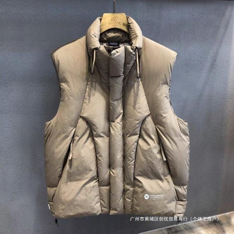 舱体式立体高蓬松白鸭绒加厚羽绒马甲男士冬季外穿保暖羽绒背心男,男装,羽绒马甲,淘宝优惠券,粉丝福利购,淘宝优惠卷