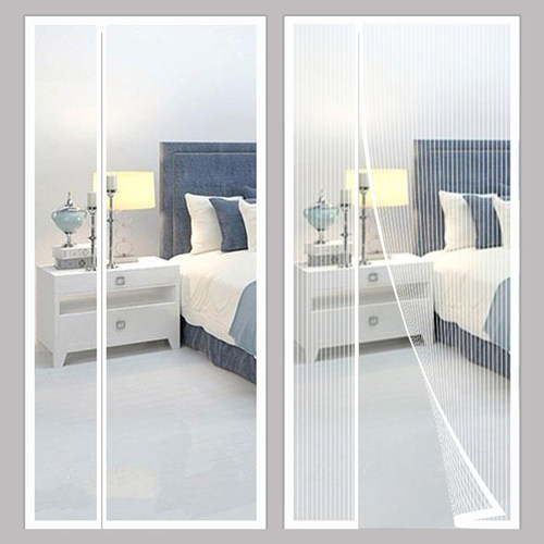 新品侧开全磁条金刚网防蚊门帘卧室家用魔术贴磁性沙门自吸免打孔 - 封面