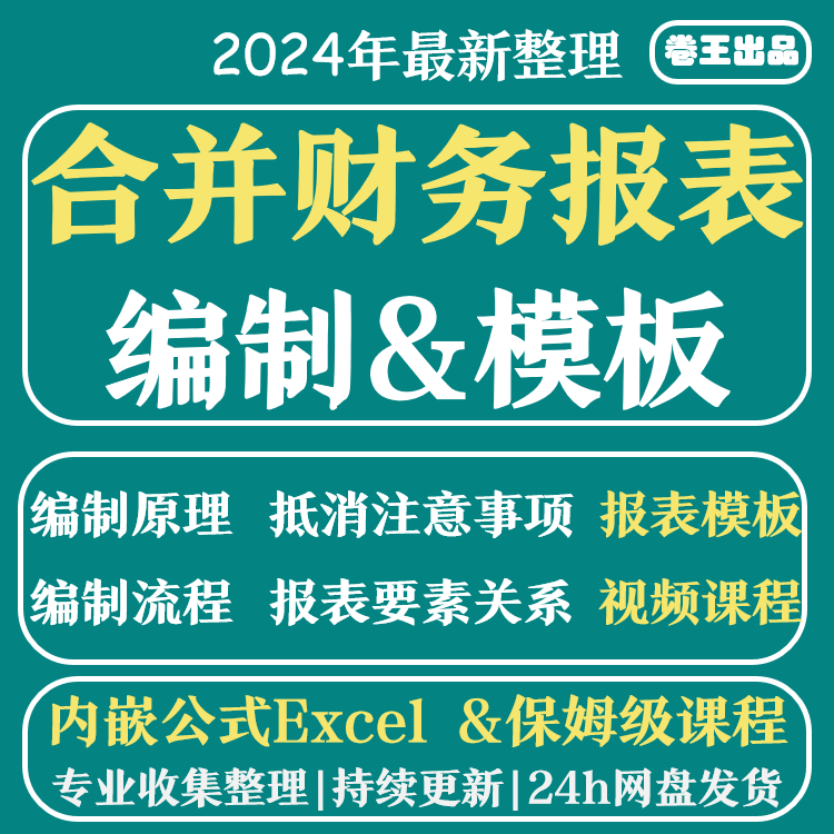 合并财务报表编制解读上市公司普华永道模板集团母子公司财务报表