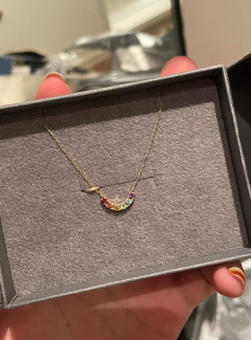 微笑项链女款2025新款精致锁骨链