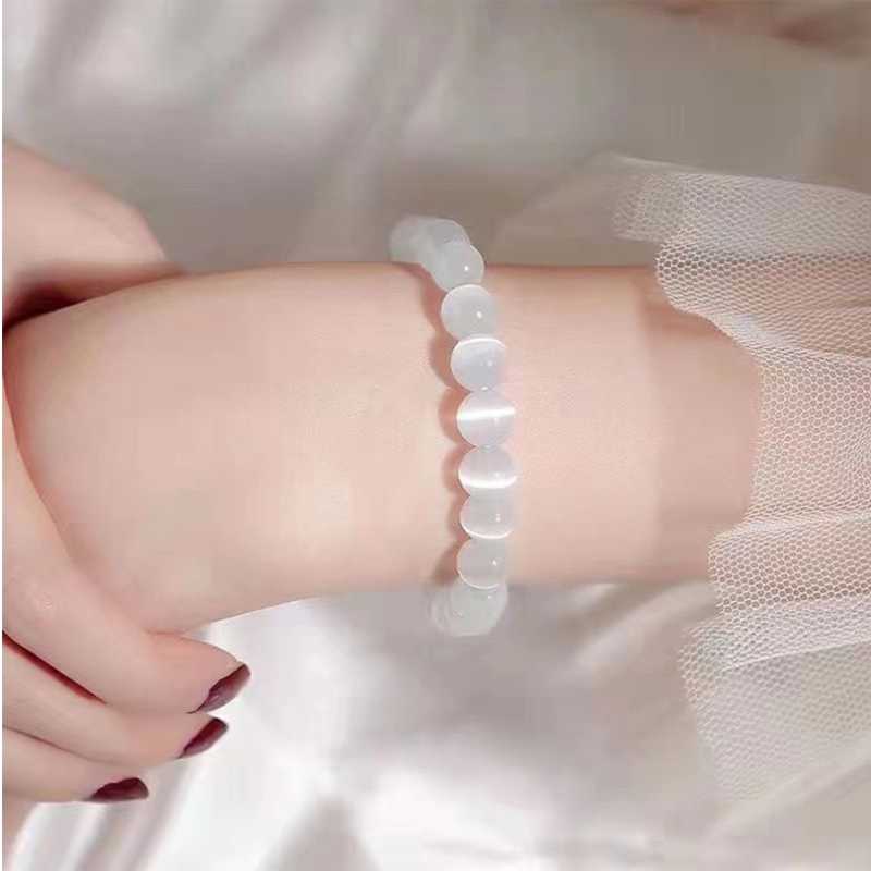 仿猫眼石水晶手链女款清冷感手串