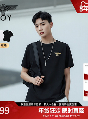 【简约印象】BOYLONDON舒适纯棉短袖潮流春夏男女同款T恤N01254