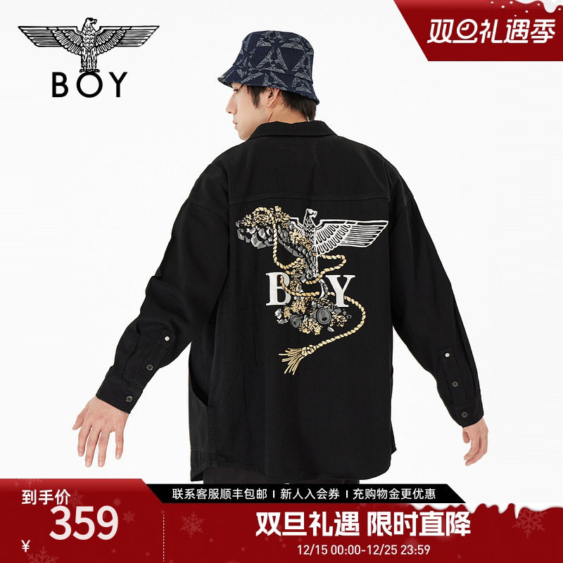 boylondon长袖衬衫男女同款