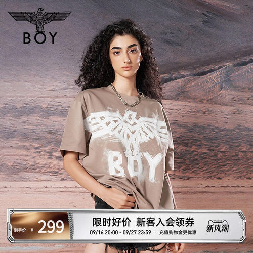 boylondon24短袖网点印花T恤