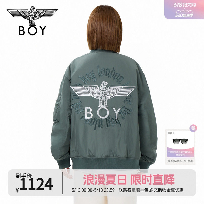 BOYLONDON情侣棒球服夹克外套冬季潮流时尚男女同款棉服N2