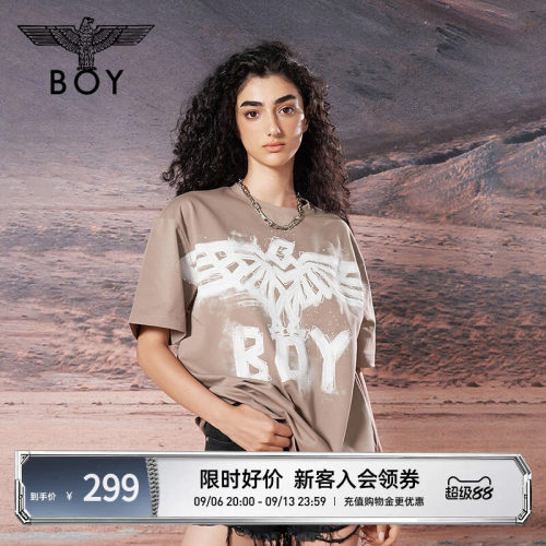 boylondon24短袖网点印花T恤