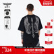 N01803 短袖 神凰羽翼 BOYLONDON春夏T恤潮流羽毛翅膀时尚
