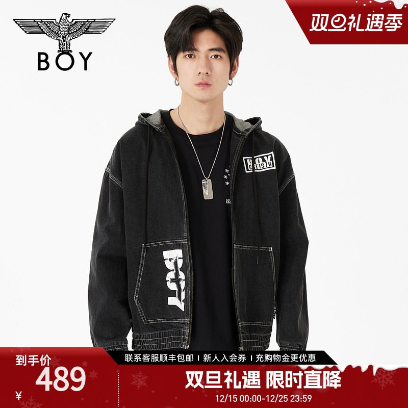 boylondon春季潮牌牛仔外套
