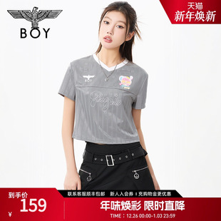T恤W01264 童趣印花短袖 BOYLONDON25新款 春夏短款