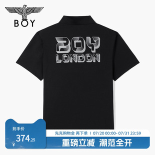 BOYLONDON春夏户外运动款 N01169 T恤潮牌休闲印花短袖 POLO衫