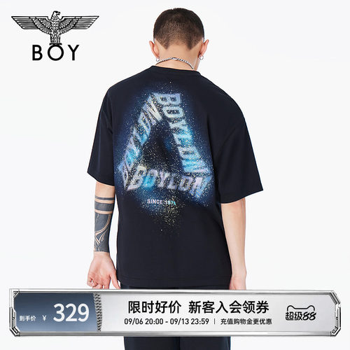 短袖24新品BOYLONDON男女同款