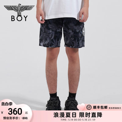 中裤BOYLONDON宽松男女同款