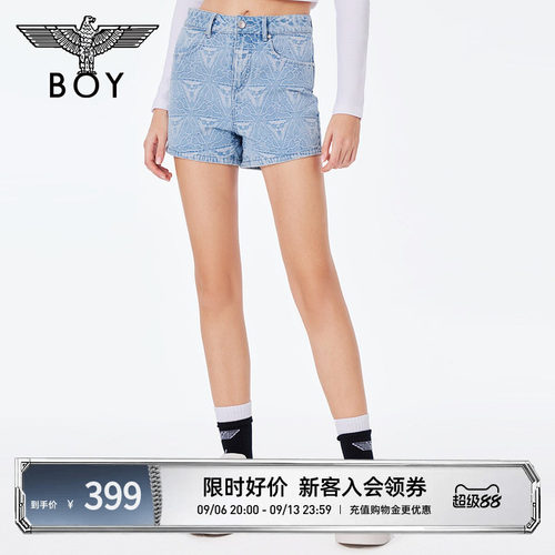 boylondon24三鹰标牛仔短裤