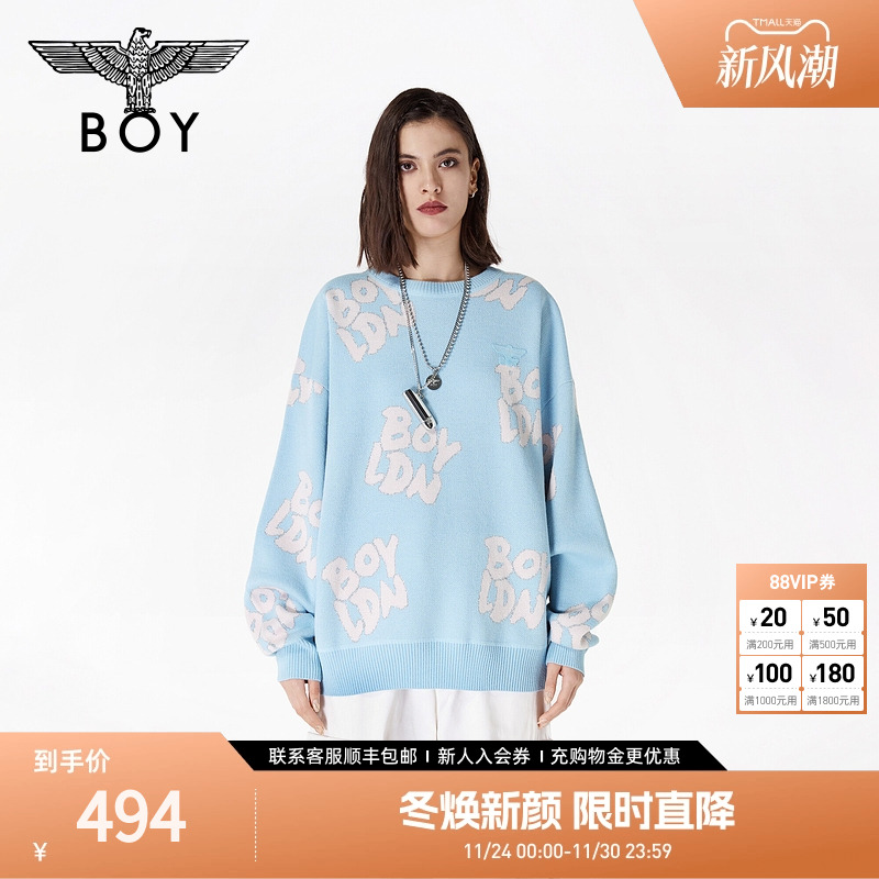 长袖休闲情侣款boylondon