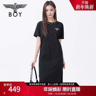 LOGO印花潮牌时尚 女款 街头休闲连衣裙W17010 夏季 BOYLONDON25新款