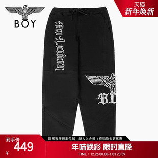 N34001 宽松潮牌休闲长裤 BOYLONDON春季 男女同款