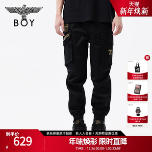 梭织长裤 大口袋潮牌休闲工装 N34900 情侣款 BOYLONDON春季